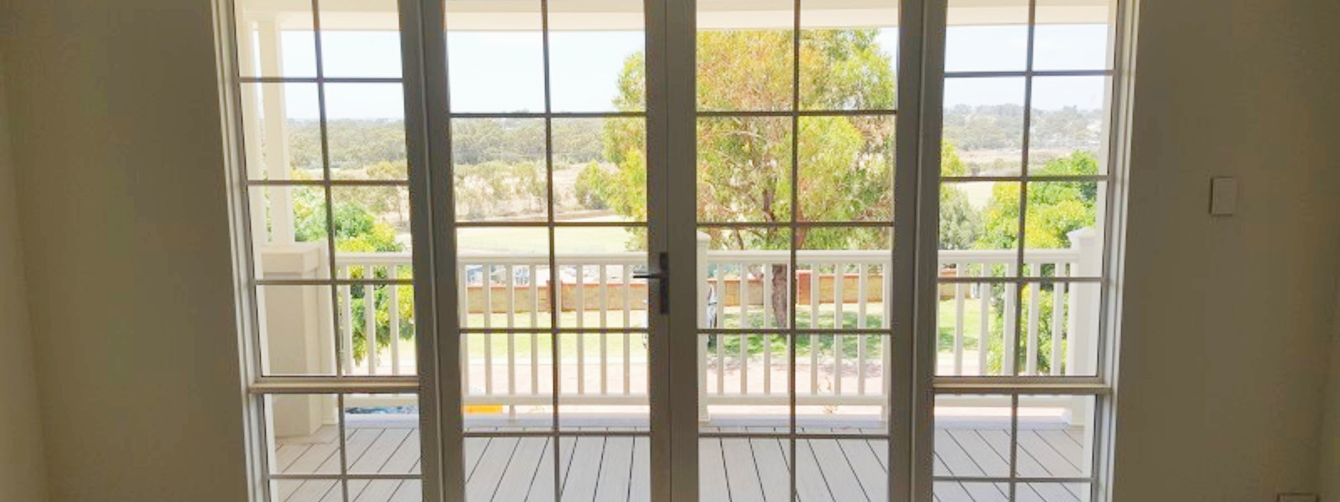 Aluminium french doors Perth.