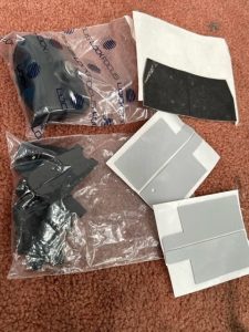Aluminium window kit parts 1.