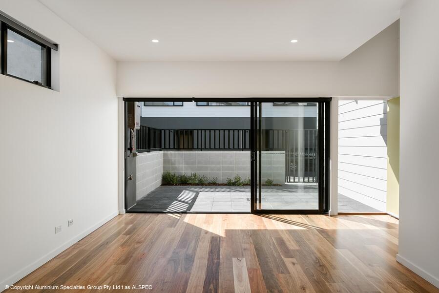 aluminium office sliding door.