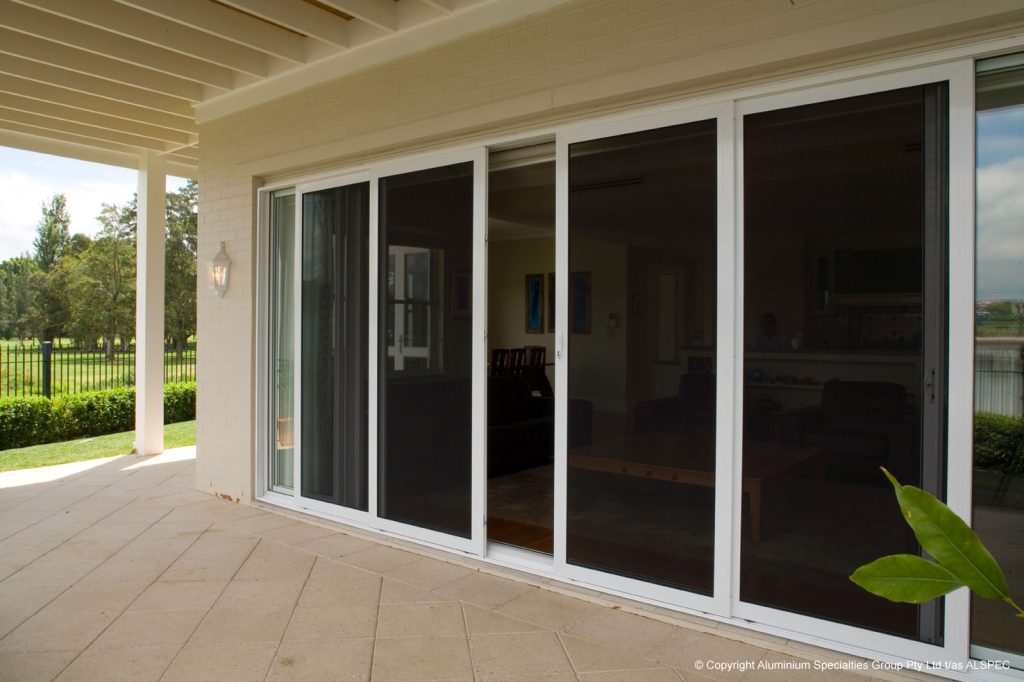 Invisi-Gard Sliding Door.